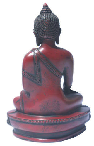 Medicine Buddha wood color 6" tall RB-859R